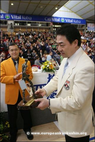 Kancho Matsui - President<br>of IKO Kyokushinkaikan