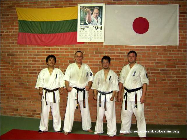 With Japanese guests