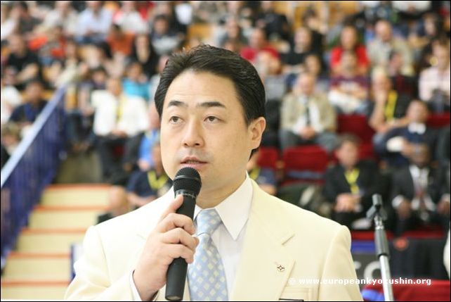 Kancho Matsui - President<br>of IKO Kyokushinkaikan
