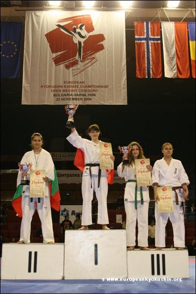 Junior category<br>Girls +55kg